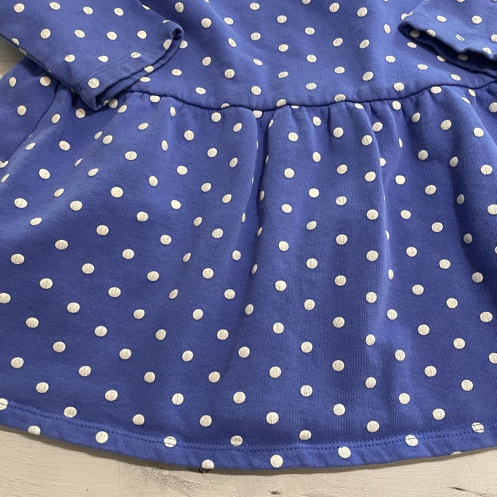 Mini boden girls polka dot long sleeve‎ dress 7/8 - Picture 2 of 5